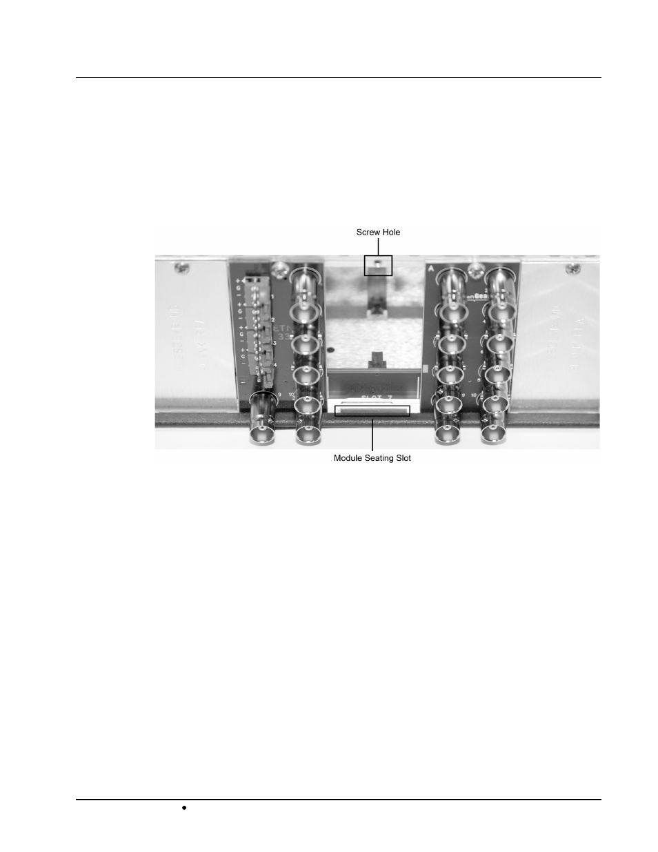 Rear module installation | Cobalt Digital COMPASS 9001 3G_HD_SD Reclocking Distribution Amplifier User Manual | Page 9 / 20