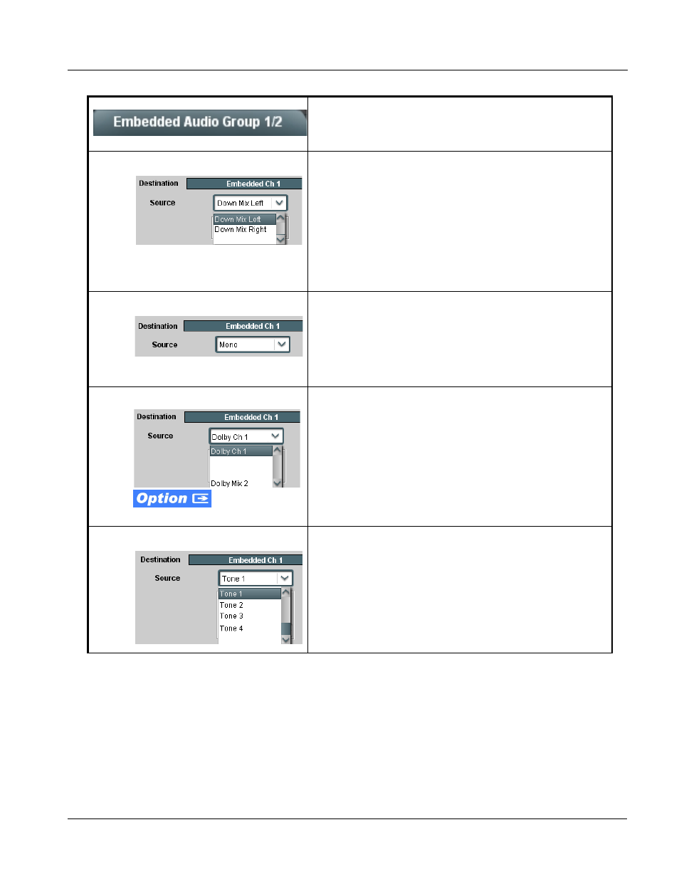 Operating instructions, 9034 function submenu list and descriptions | Cobalt Digital COMPASS 9034 Input Processing Analog to Digital Video User Manual | Page 63 / 98