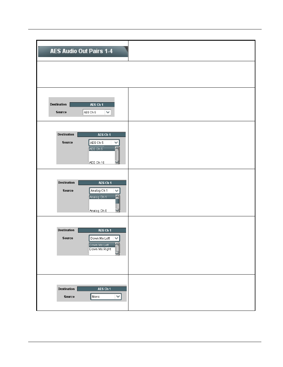 Operating instructions, 9034 function submenu list and descriptions | Cobalt Digital COMPASS 9034 Input Processing Analog to Digital Video User Manual | Page 67 / 98