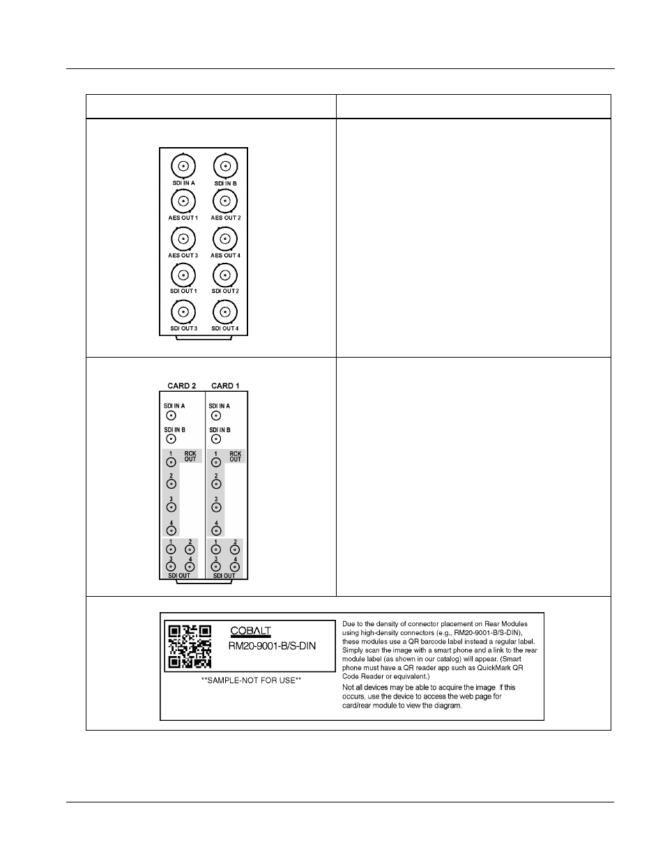 Installation and setup | Cobalt Digital OBSIDIAN 3G 9502-DCDA-3G Downconverter User Manual | Page 25 / 62