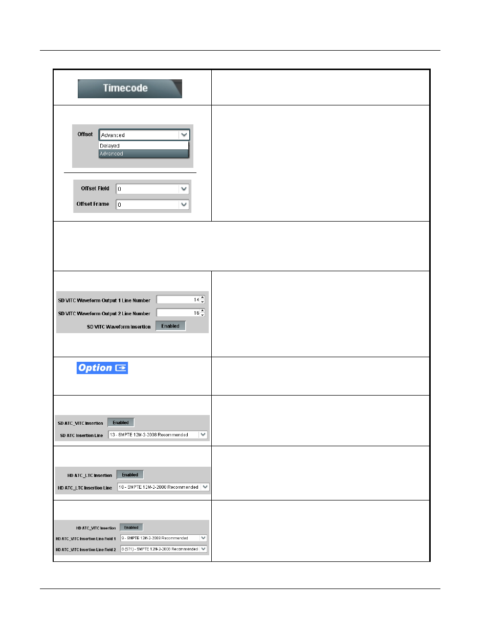 9502-dcda function submenu list and descriptions | Cobalt Digital OBSIDIAN 3G 9502-DCDA-3G Downconverter User Manual | Page 42 / 62