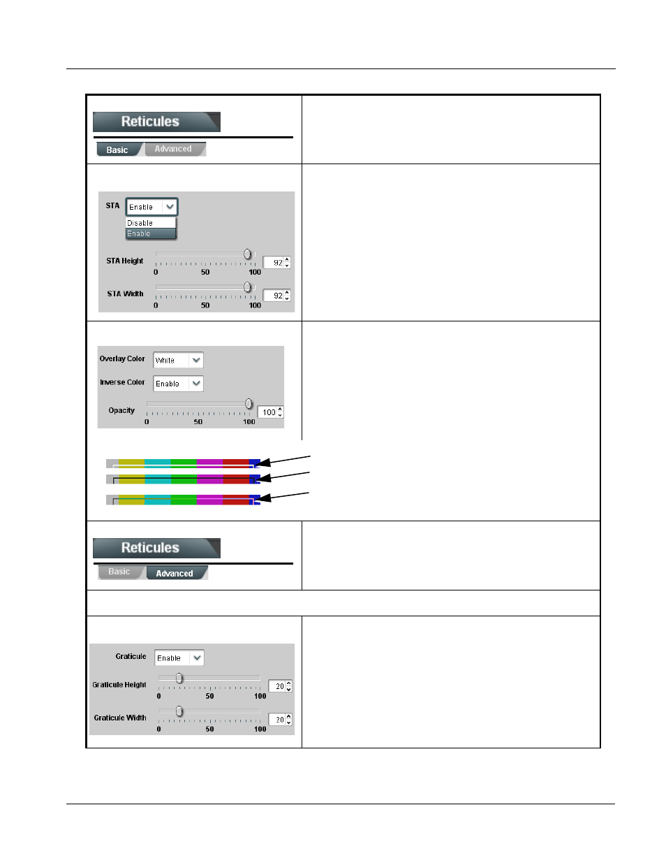 Operating instructions, 9502-dcda function submenu list and descriptions | Cobalt Digital OBSIDIAN 3G 9502-DCDA-3G Downconverter User Manual | Page 47 / 62
