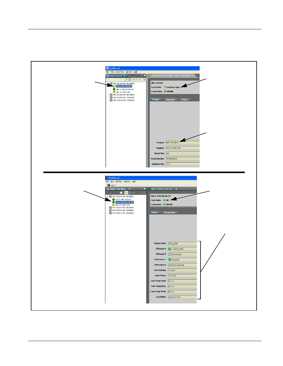 Operating instructions, Troubleshooting | Cobalt Digital OBSIDIAN 3G 9502-DCDA-3G Downconverter User Manual | Page 57 / 62