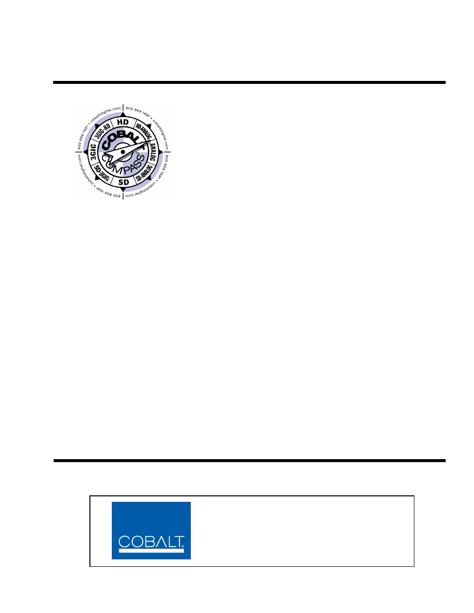 Cobalt Digital COMPASS 9414 4 In _ 4 Out Fiber-to-BNC Receiver _ Crosspoint Card User Manual | 40 pages