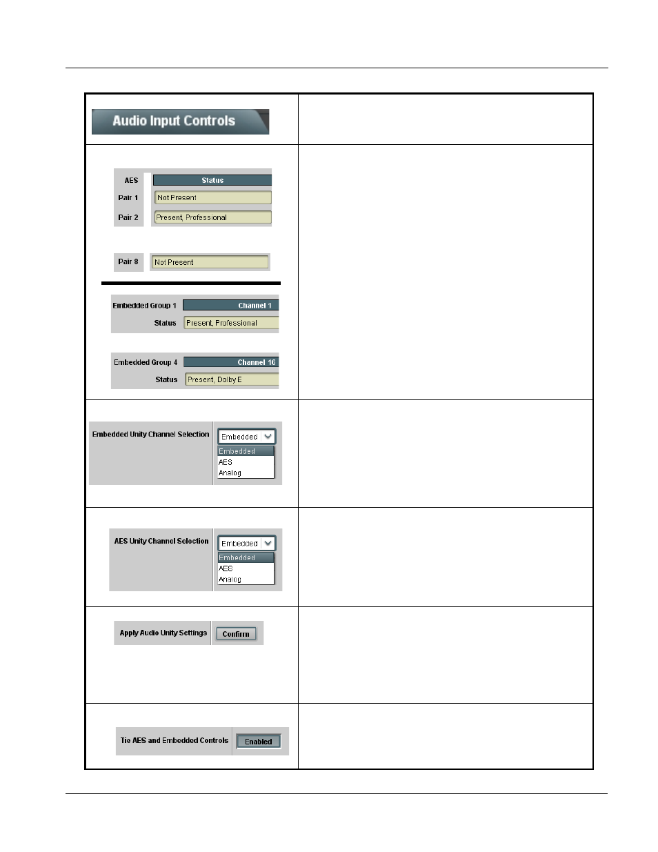 Operating instructions, 9085 function submenu list and descriptions | Cobalt Digital COMPASS 9085 Loudness Processor User Manual | Page 49 / 102