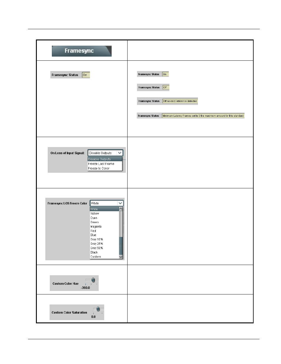 Operating instructions, 9085 function submenu list and descriptions | Cobalt Digital COMPASS 9085 Loudness Processor User Manual | Page 55 / 102