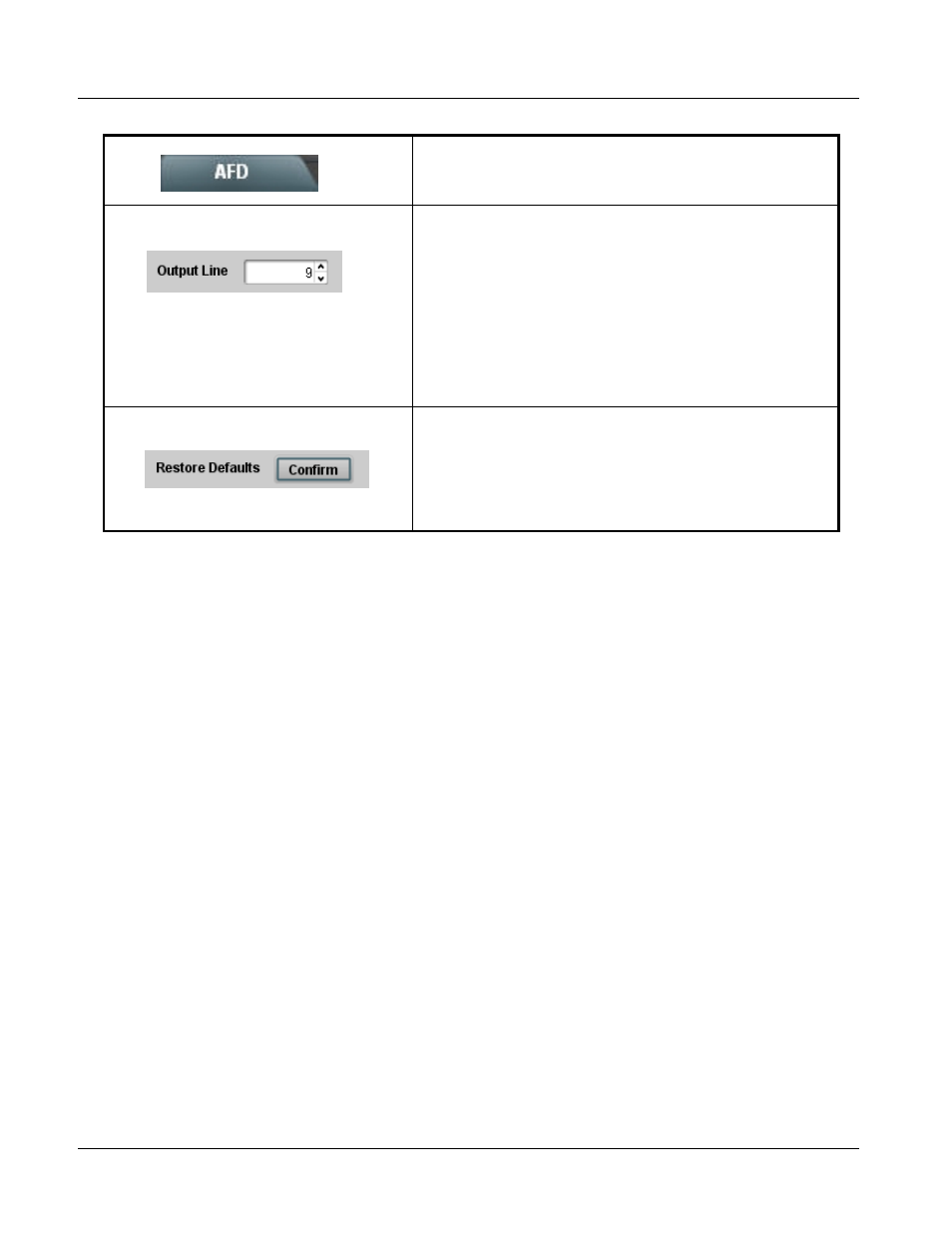 9064 function submenu list and descriptions | Cobalt Digital COMPASS 9064 Up_Down_Cross Converter User Manual | Page 50 / 82