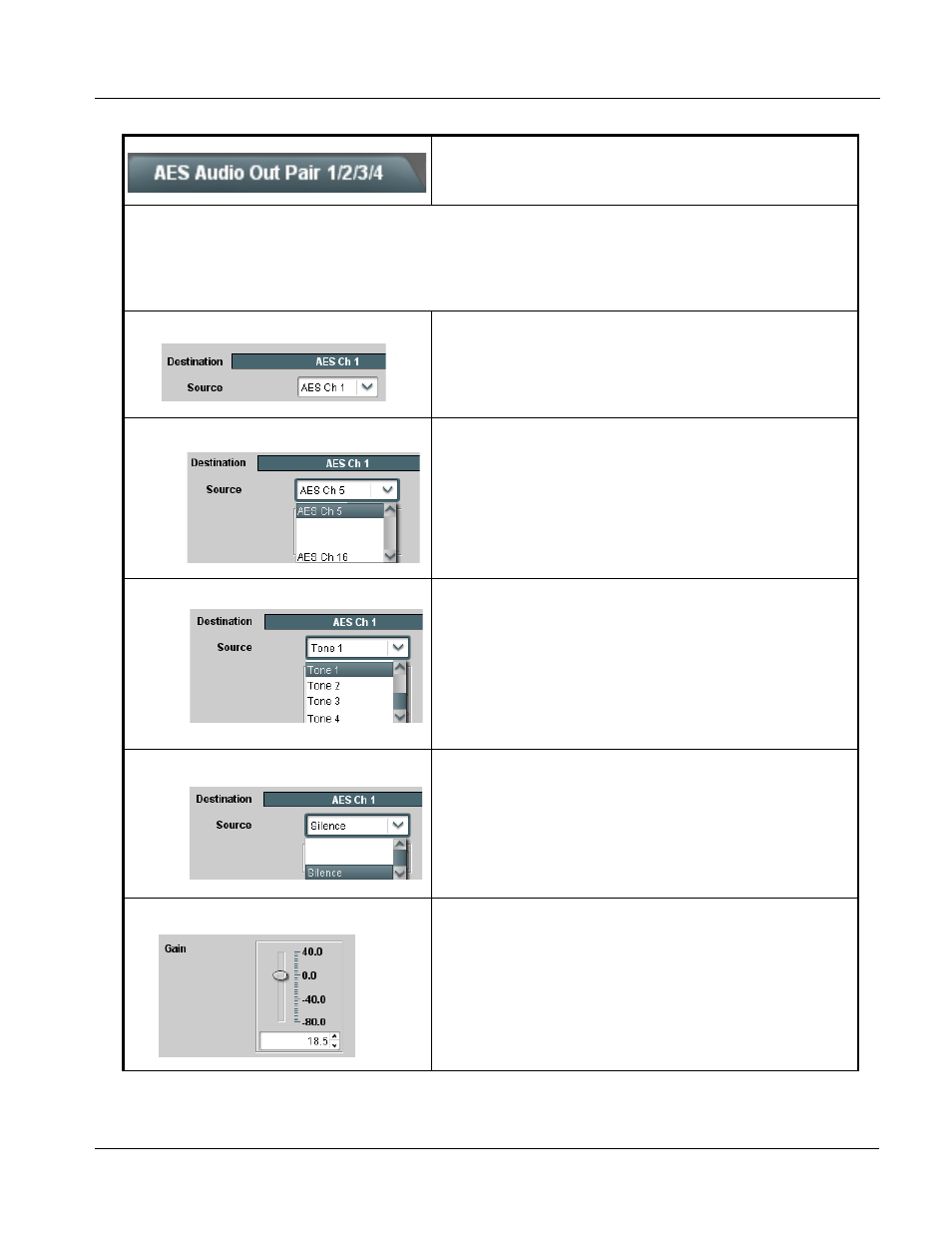Operating instructions, 9301 function submenu list and descriptions | Cobalt Digital COMPASS 9301 AES Audio Delay User Manual | Page 41 / 62