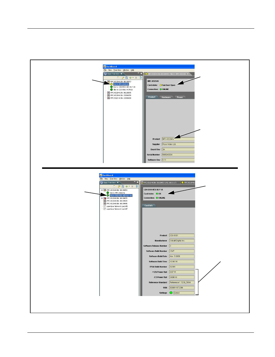 Operating instructions, Troubleshooting | Cobalt Digital COMPASS 9301 AES Audio Delay User Manual | Page 55 / 62