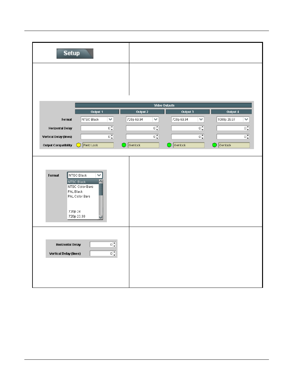 9363 function submenu list and descriptions | Cobalt Digital COMPASS 9363 Multi-Format Reference Generator User Manual | Page 28 / 36