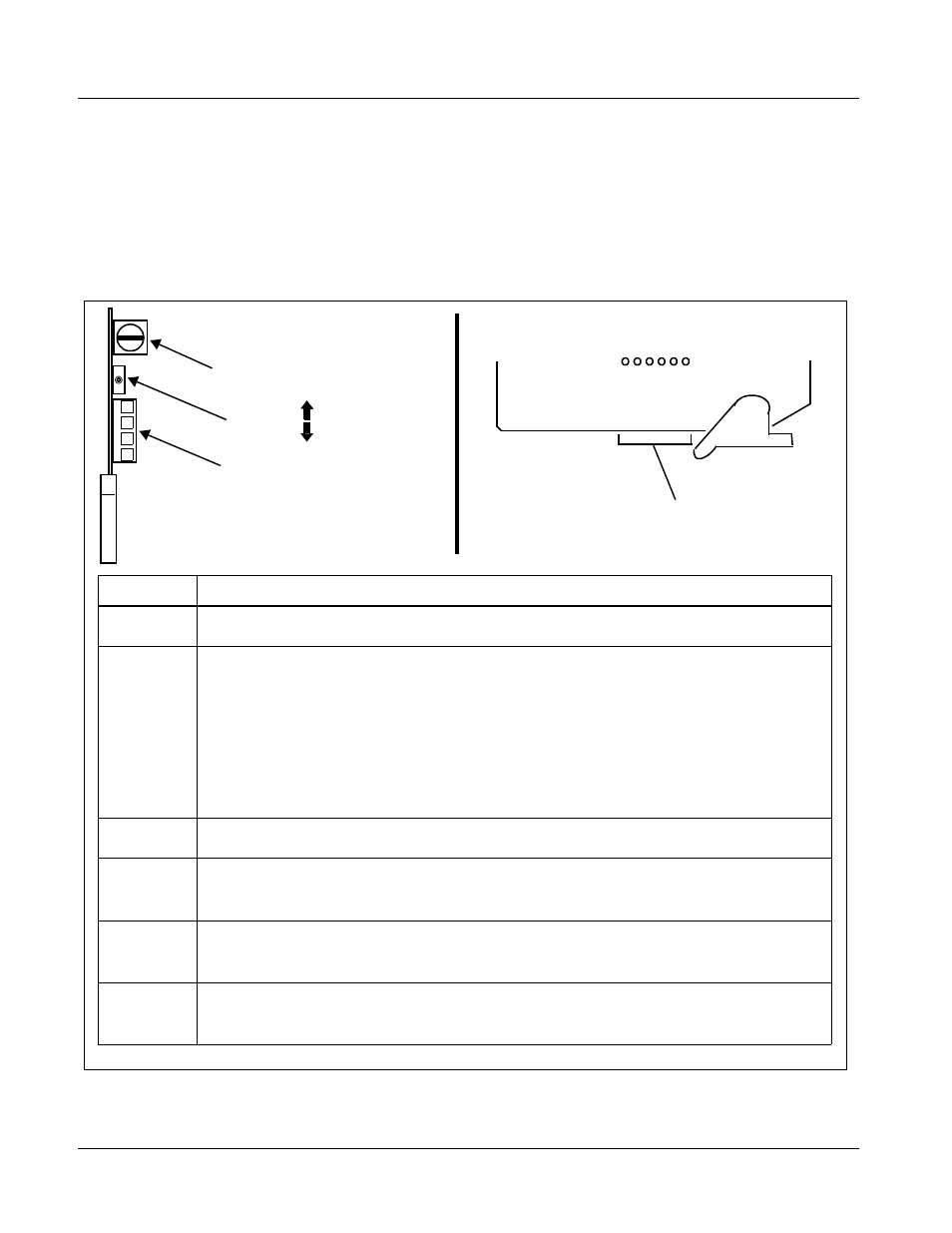 Card-edge control/display, Card-edge control/display -8, Card-edge control/display (p. 3-8) | Item function | Cobalt Digital COMPASS 9363 Multi-Format Reference Generator User Manual | Page 32 / 36