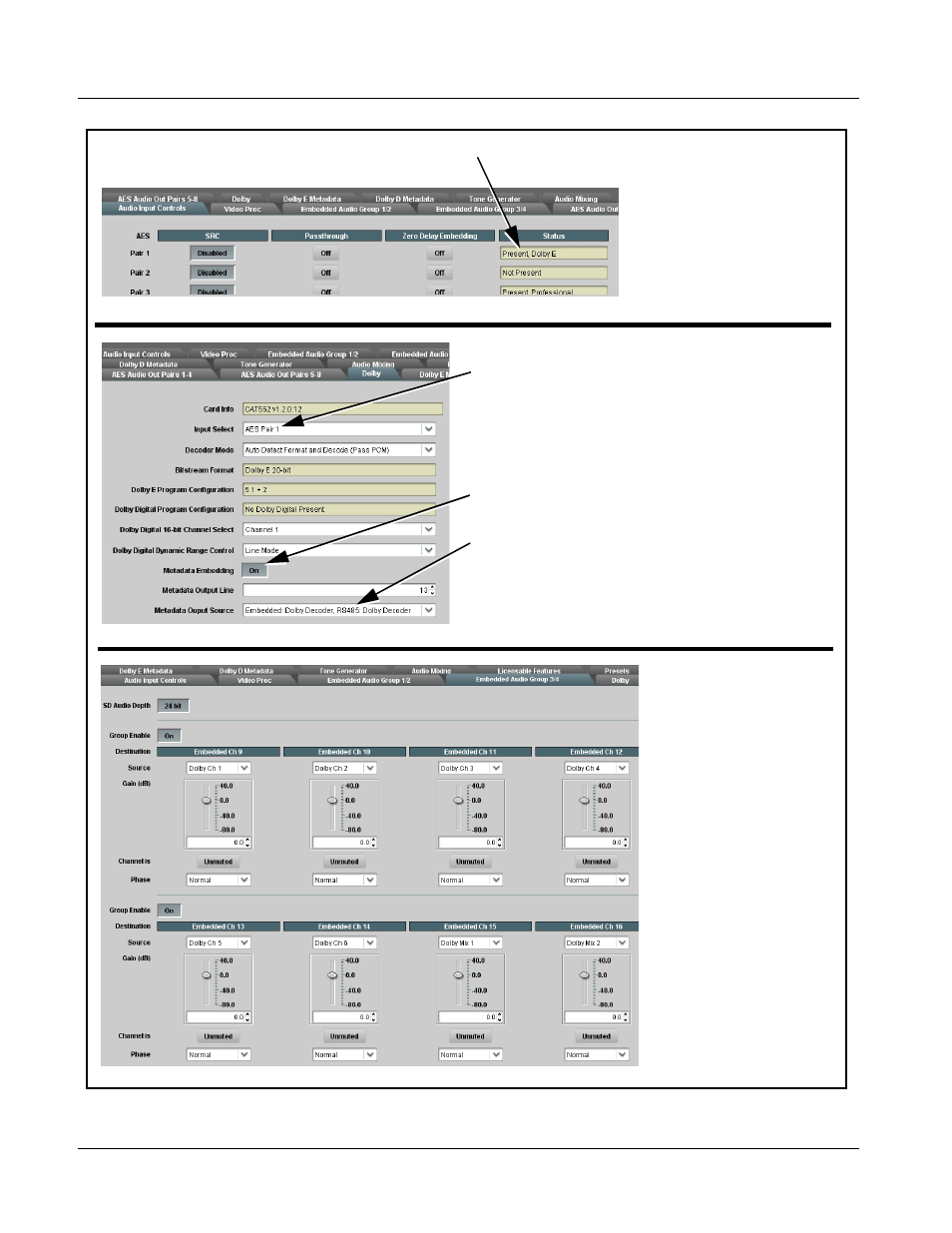 932x group function submenu list and descriptions | Cobalt Digital COMPASS 9322 HD_SD De-Embedder User Manual | Page 94 / 104