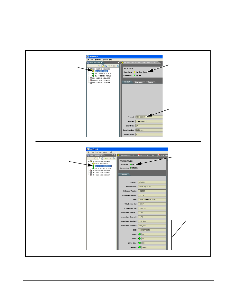 Operating instructions, Troubleshooting | Cobalt Digital COMPASS 9081 HD_SD Frame Sync User Manual | Page 75 / 82