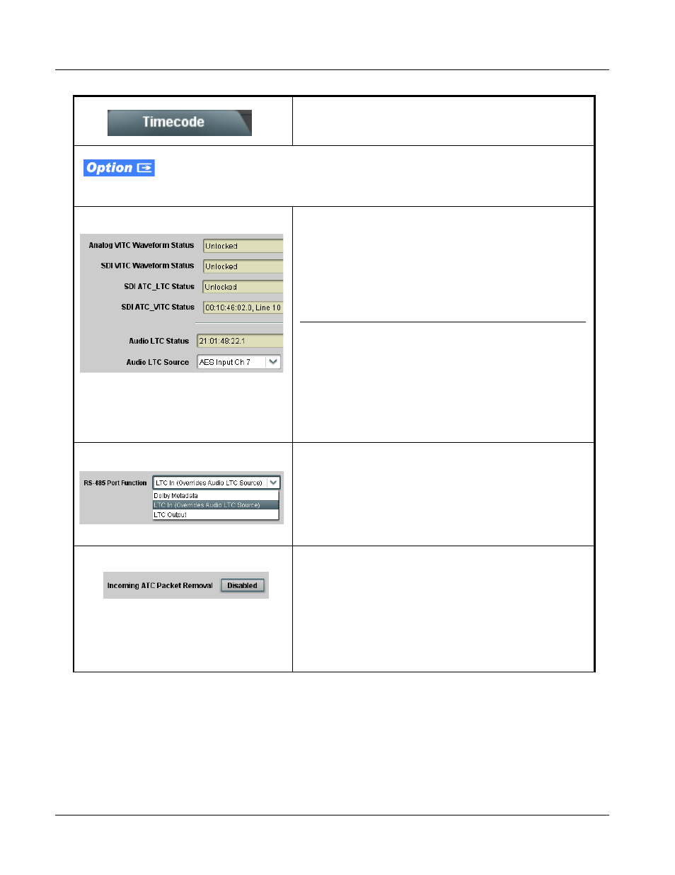 9066 function submenu list and descriptions | Cobalt Digital COMPASS 9066 Upconverter User Manual | Page 88 / 114