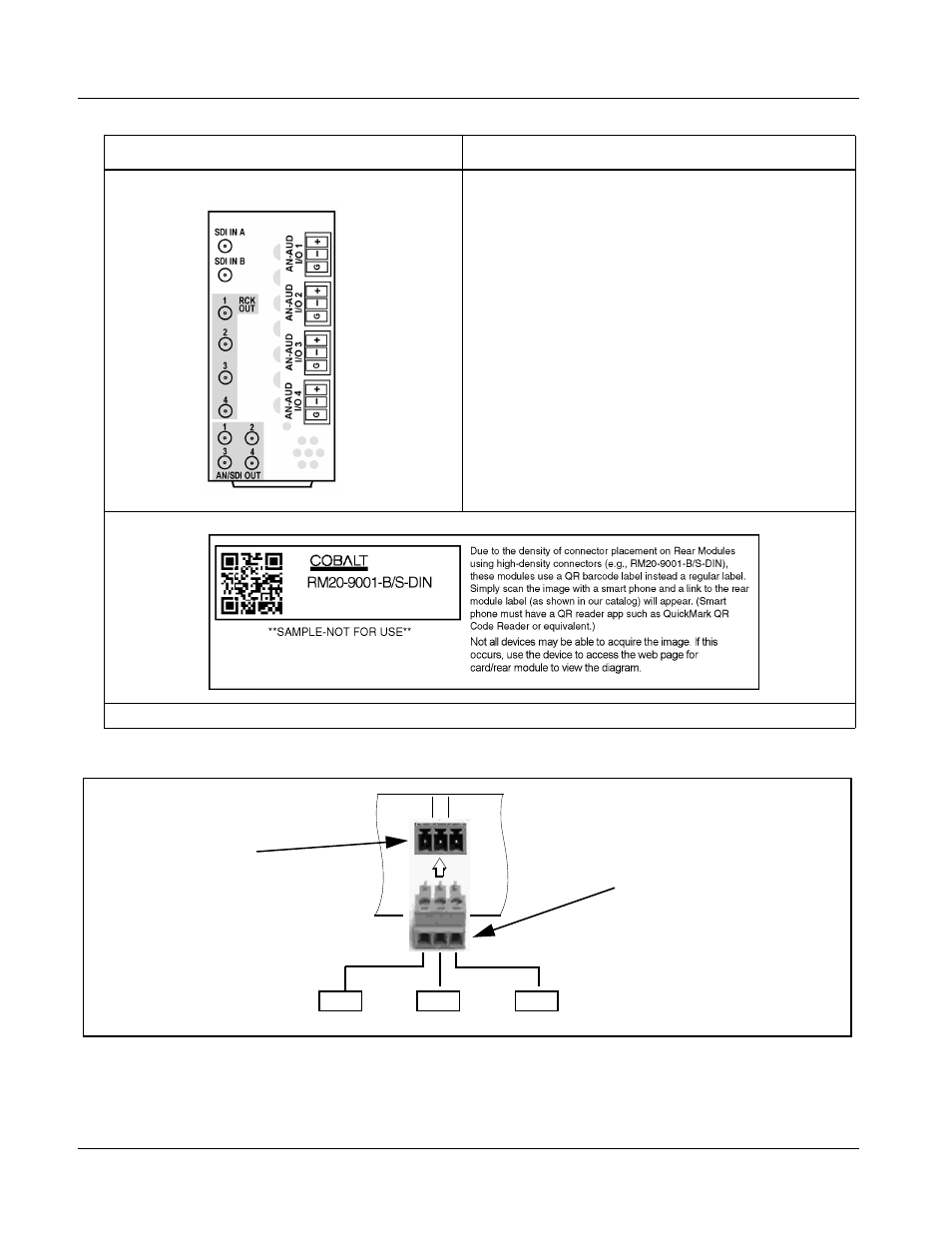 Installing a rear i/o module | Cobalt Digital OBSIDIAN 3G 9501-DCDA-3G Downconverter User Manual | Page 26 / 64