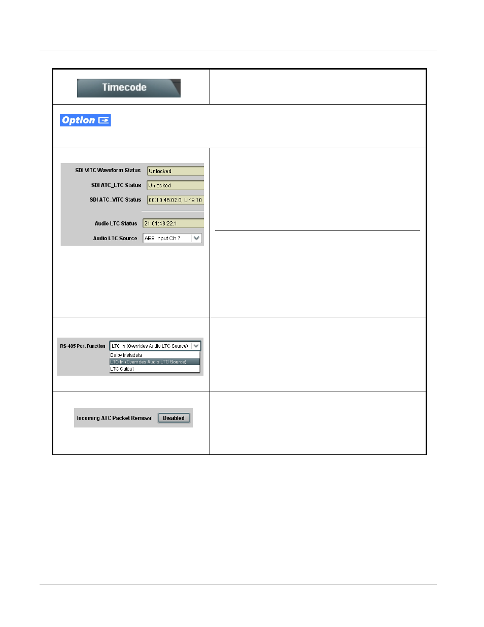 9035 function submenu list and descriptions | Cobalt Digital COMPASS 9035 Analog and SDI Input to SDI Output Converter User Manual | Page 80 / 106