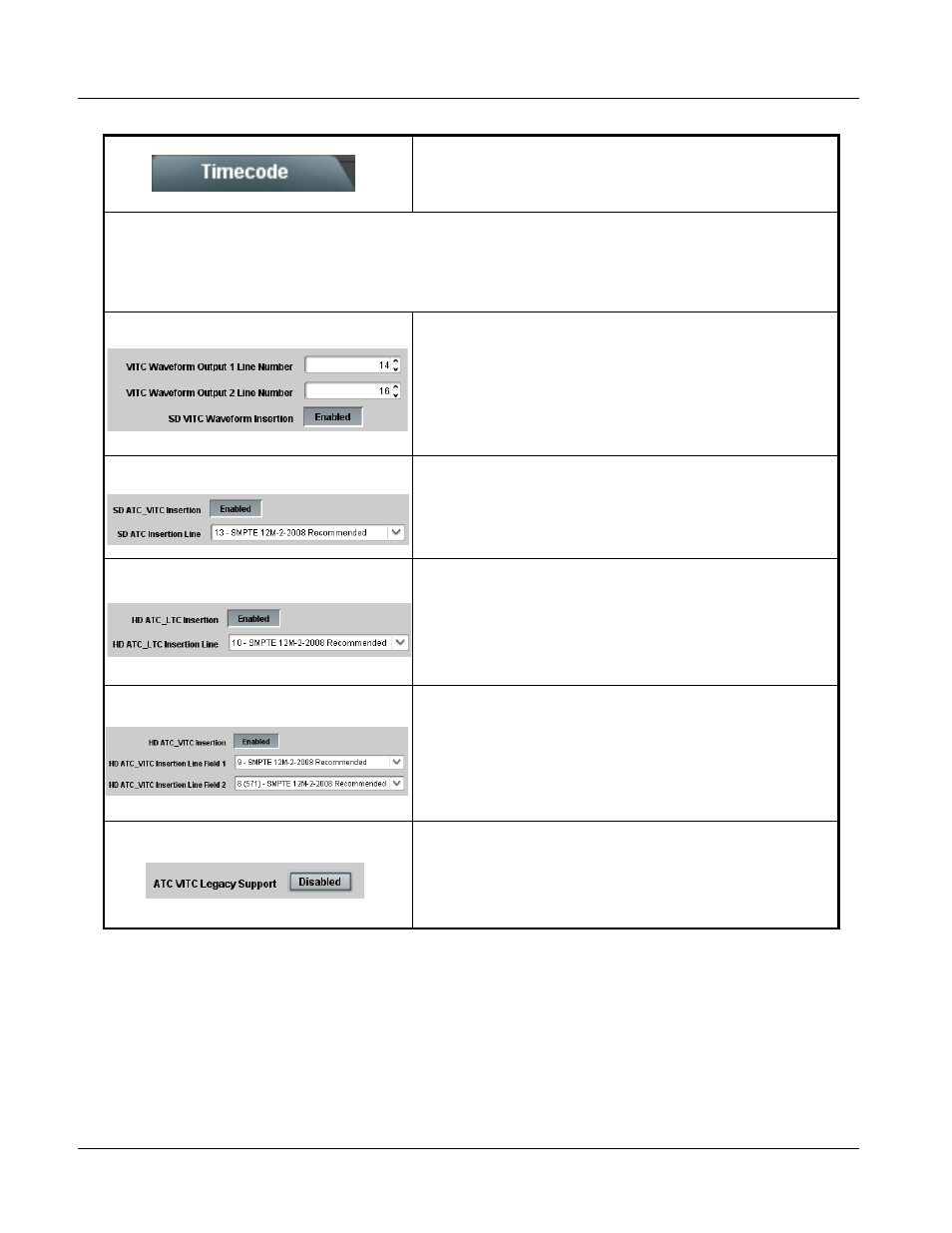 9035 function submenu list and descriptions | Cobalt Digital COMPASS 9035 Analog and SDI Input to SDI Output Converter User Manual | Page 82 / 106