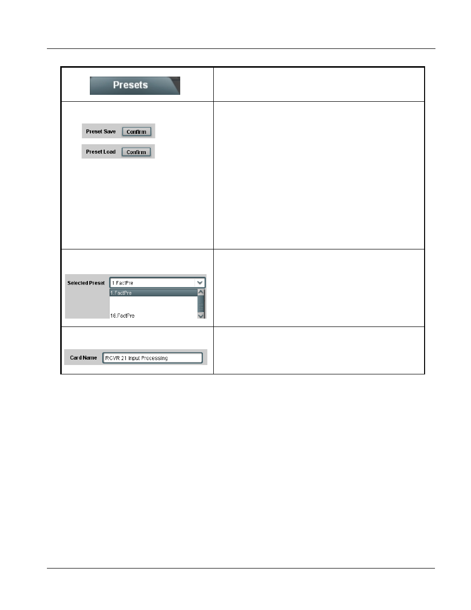 Operating instructions, 9035 function submenu list and descriptions | Cobalt Digital COMPASS 9035 Analog and SDI Input to SDI Output Converter User Manual | Page 89 / 106