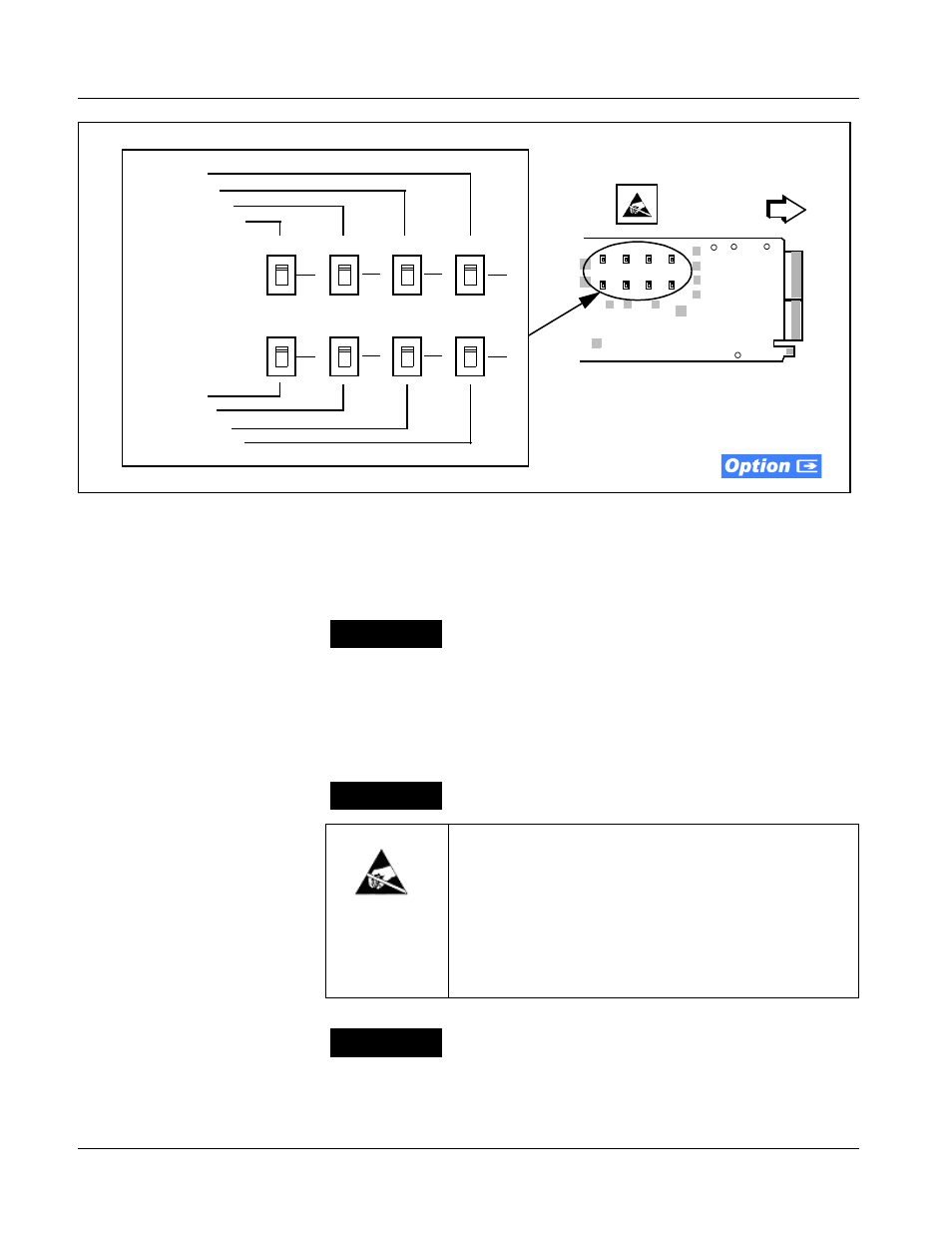 Installing the 9901-udx into a frame slot, Installing the 9901-udx into a frame slot (p. 2-2), Figure 2-1 | Caution | Cobalt Digital FUSION 3G 9901-UDX 3G_HD_SD Up Down_Cross Converter User Manual | Page 40 / 128