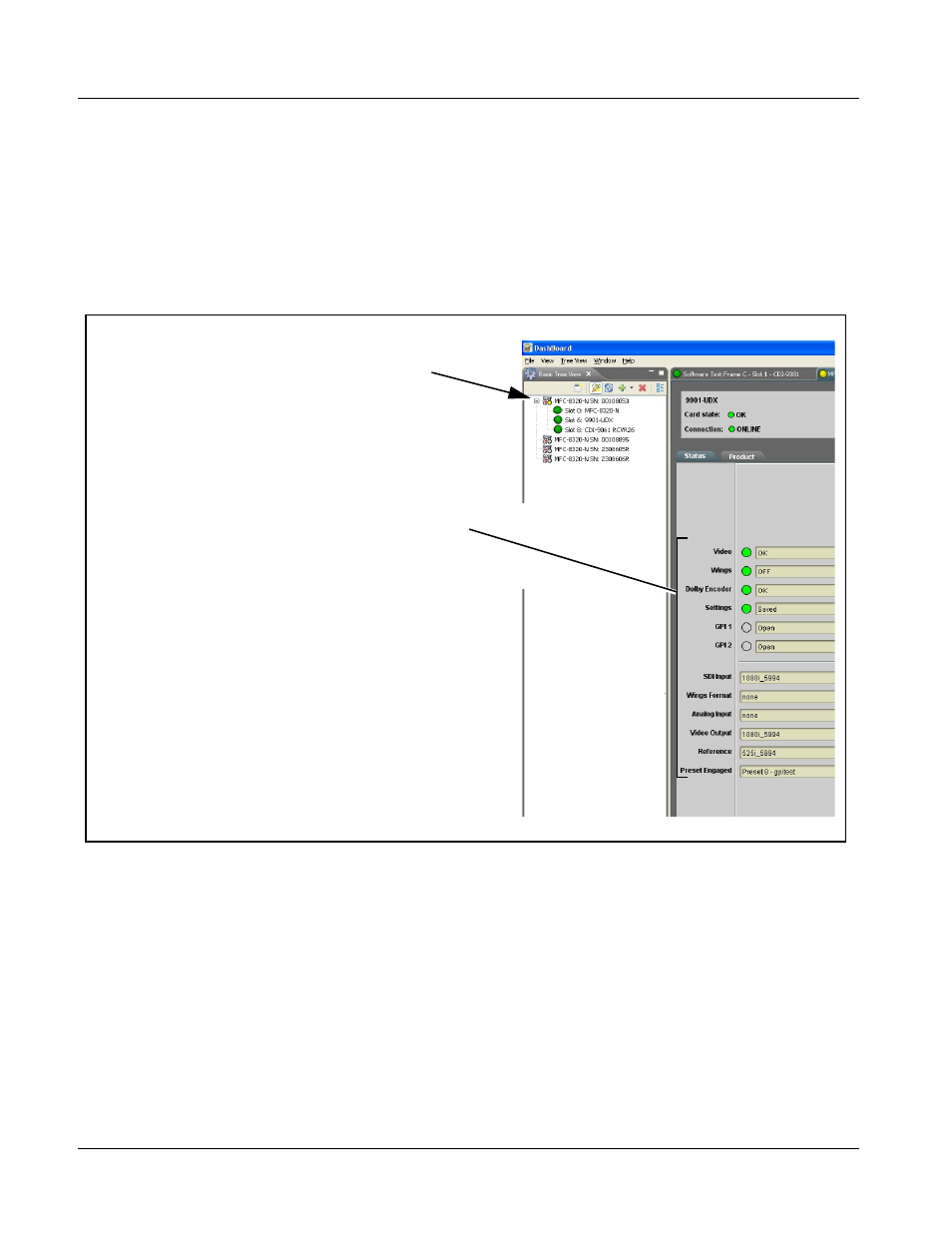 Checking card information, Checking card information -8, Checking card information (p. 3-8) | Cobalt Digital FUSION 3G 9901-UDX 3G_HD_SD Up Down_Cross Converter User Manual | Page 62 / 128