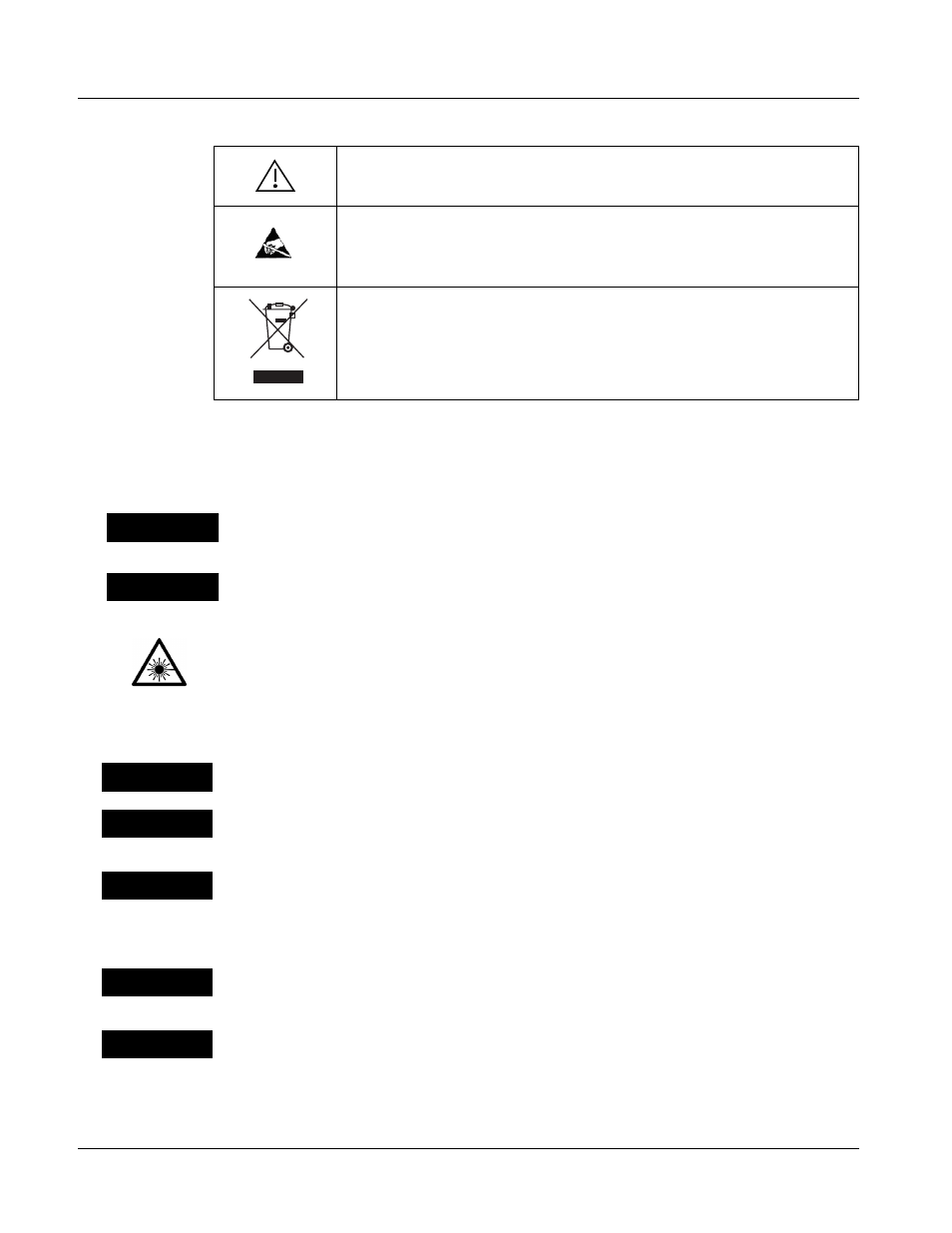 Labeling symbol definitions, Safety summary, Warnings | Cautions, Labeling symbol definitions -4, Warnings -4 cautions -4, Safety summary (p. 1-4) | Cobalt Digital FUSION 3G 9901-UDX 3G_HD_SD Up Down_Cross Converter User Manual | Page 8 / 128