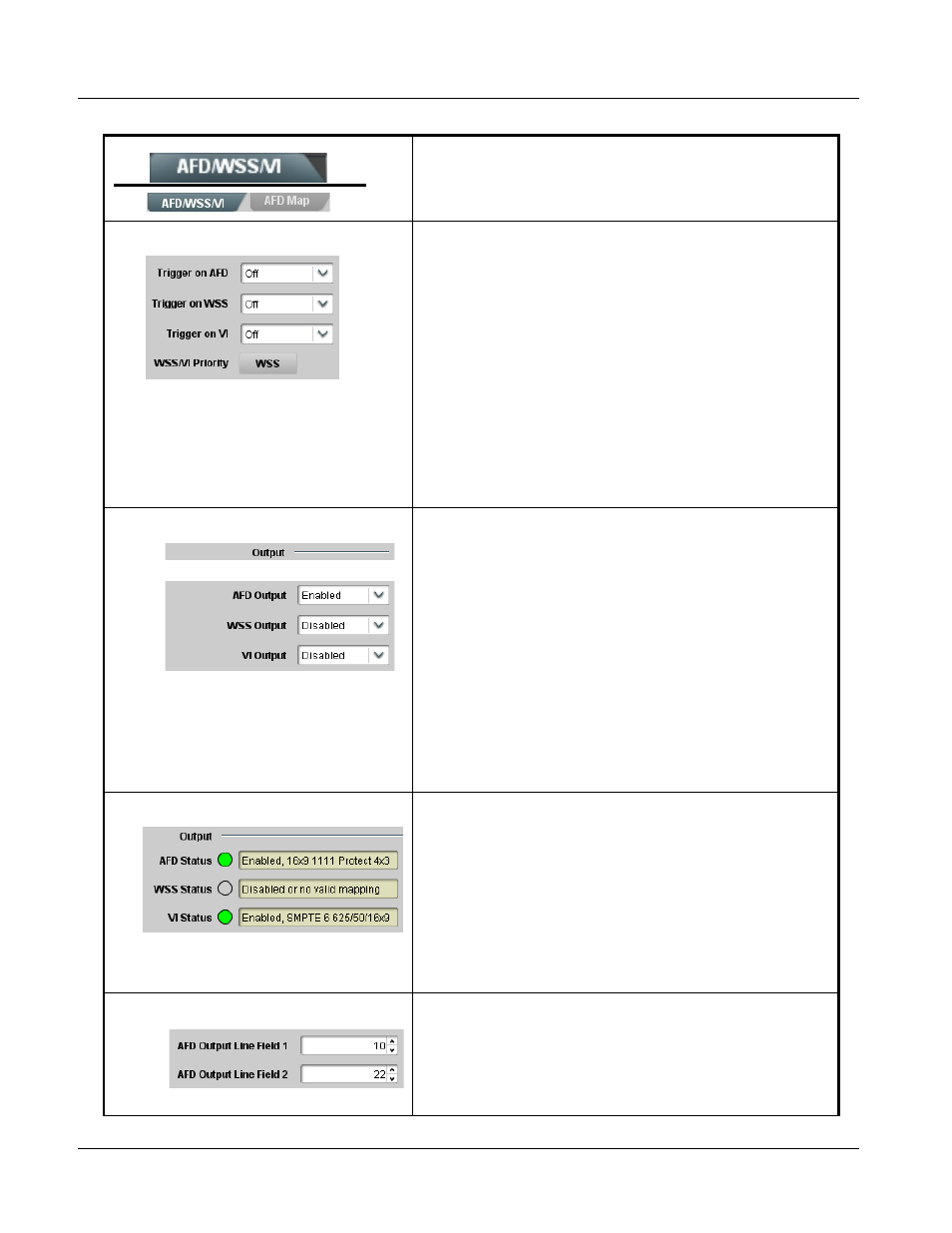 9901-udx function submenu list and descriptions | Cobalt Digital FUSION 3G 9901-UDX 3G_HD_SD Up Down_Cross Converter User Manual | Page 82 / 128