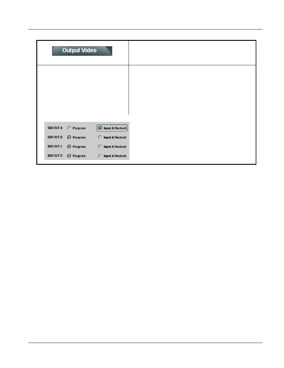 Video output crosspoint control, Video output crosspoint control -31, Operating instructions | 9901-udx function submenu list and descriptions | Cobalt Digital FUSION 3G 9901-UDX 3G_HD_SD Up Down_Cross Converter User Manual | Page 85 / 128