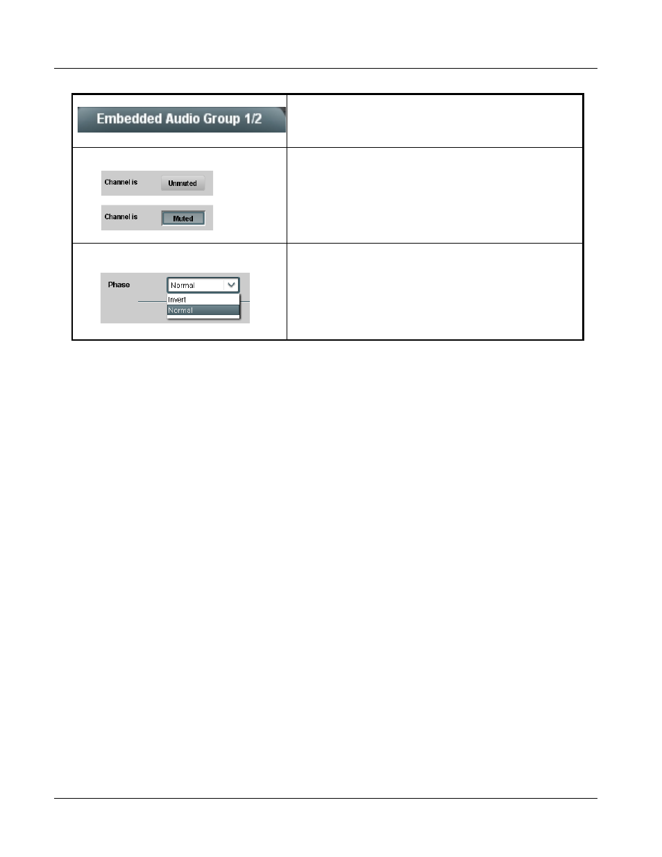 9067 function submenu list and descriptions | Cobalt Digital COMPASS 9067 Upconverter User Manual | Page 64 / 90