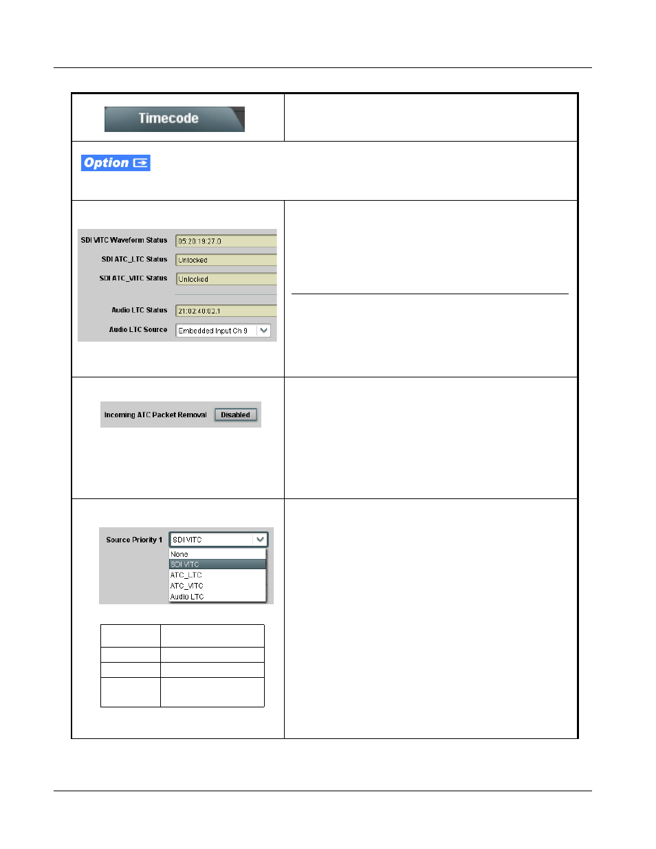 9067 function submenu list and descriptions | Cobalt Digital COMPASS 9067 Upconverter User Manual | Page 70 / 90