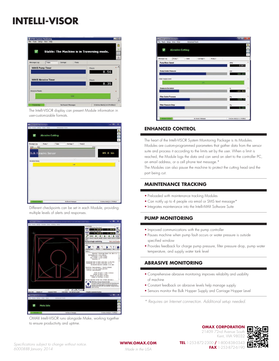 Intelli-visor | OMAX Intelli-VISOR System Monitoring User Manual | Page 2 / 2