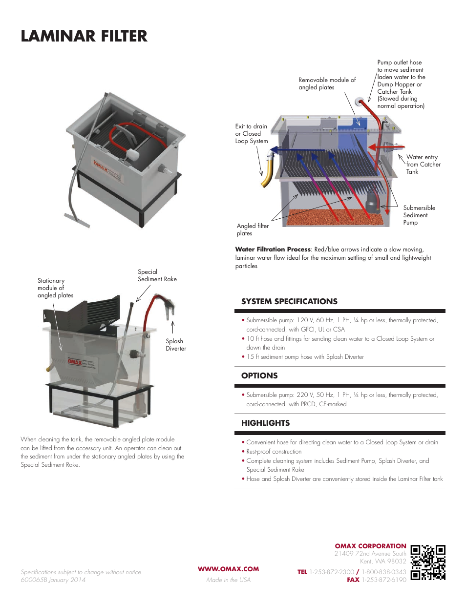 Laminar filter | OMAX Laminar Filter User Manual | Page 2 / 2