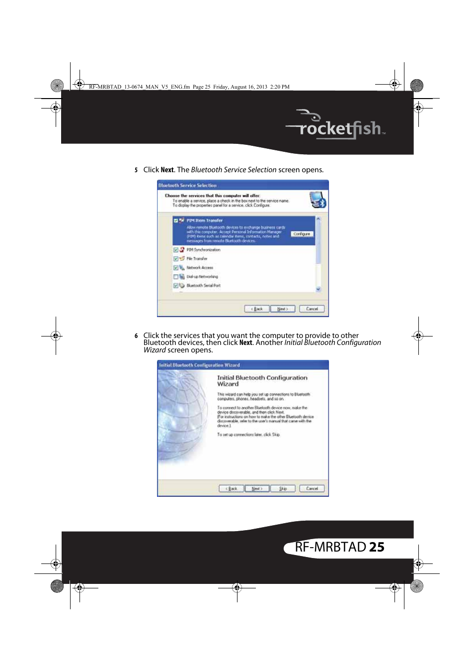 25 rf-mrbtad | RocketFish RF-MRBTAD - User Manual User Manual | Page 25 / 37