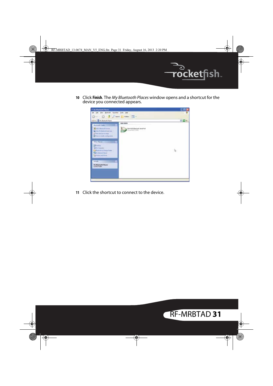 31 rf-mrbtad | RocketFish RF-MRBTAD - User Manual User Manual | Page 31 / 37