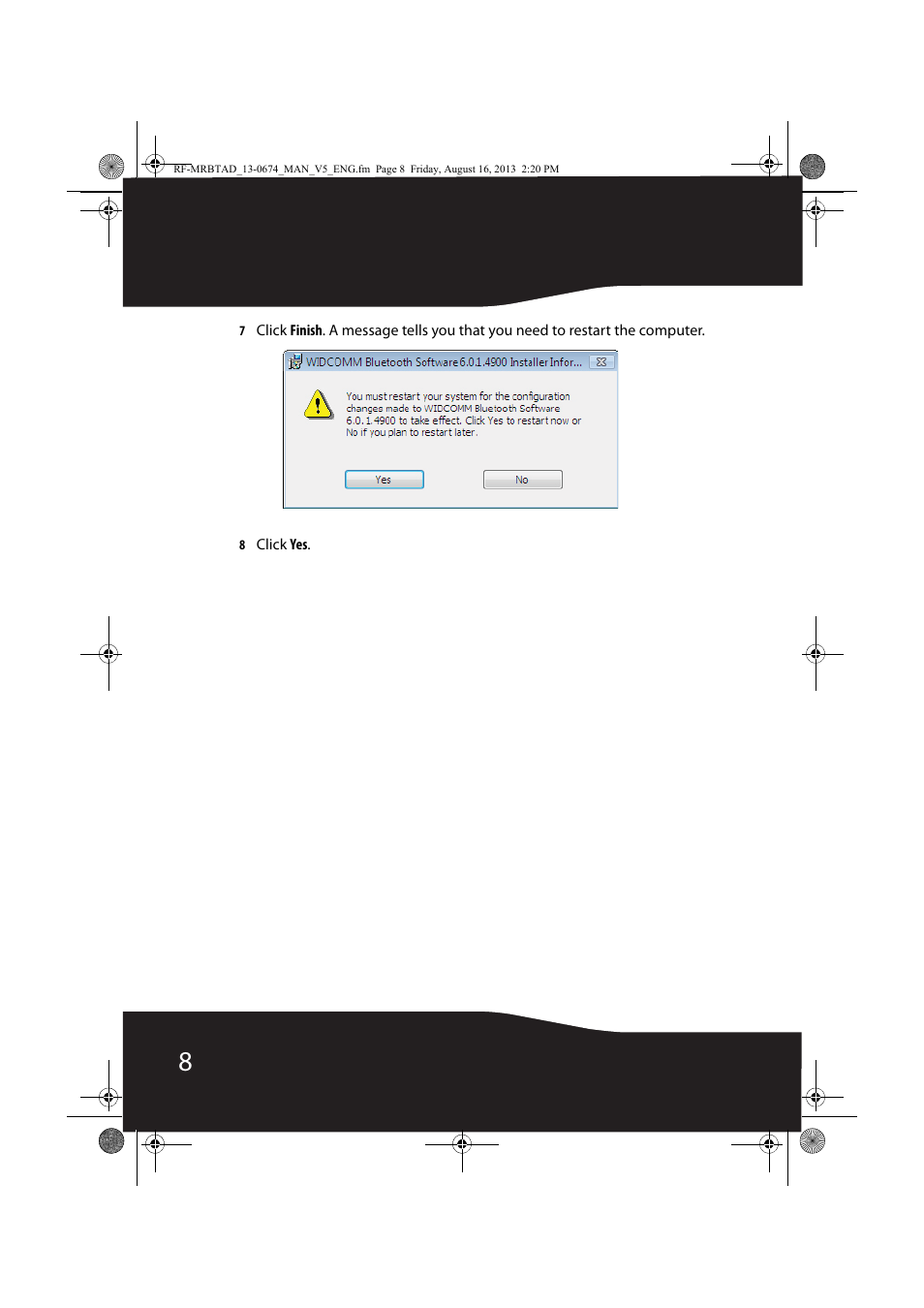 RocketFish RF-MRBTAD - User Manual User Manual | Page 8 / 37