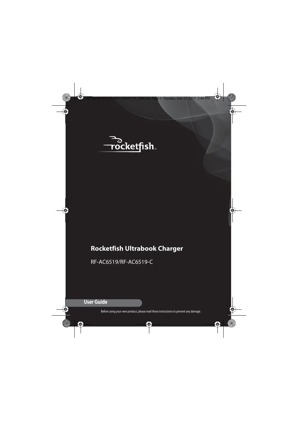 RocketFish RF-AC6519 - User Manual User Manual | 15 pages