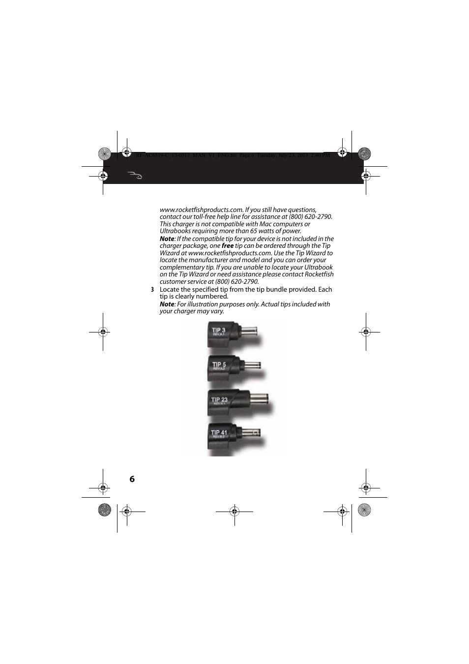 RocketFish RF-AC6519 - User Manual User Manual | Page 6 / 15