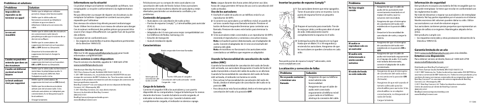 RocketFish RF-JJX15 - Quick Setup Guide User Manual | Page 2 / 2