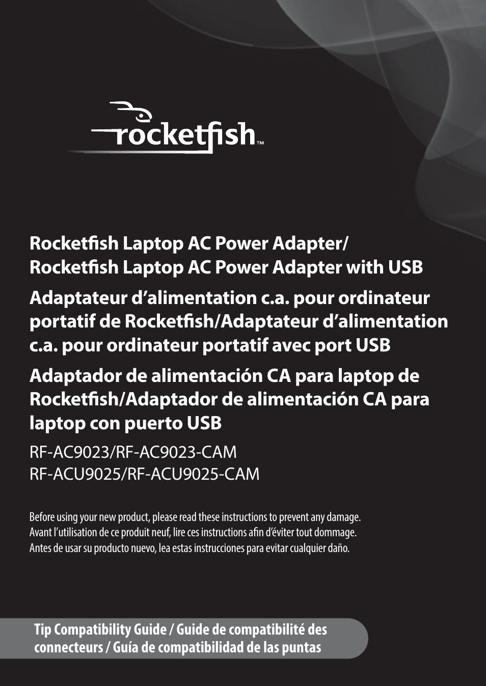 RocketFish RF-ACU9025 - Tip Guide User Manual | 28 pages