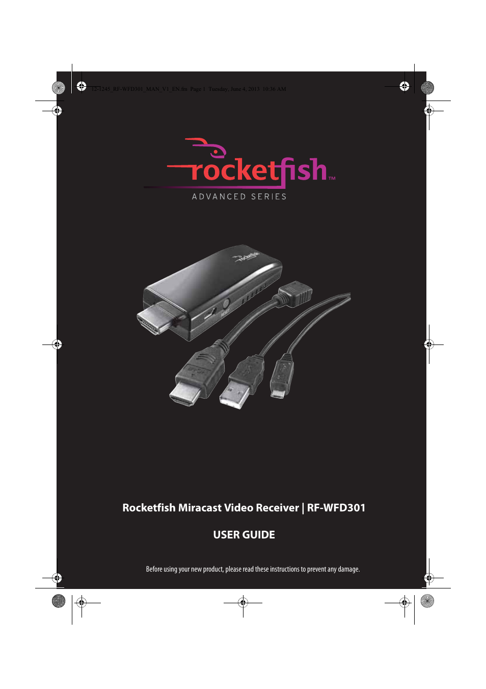 RocketFish RF-WFD301 - User Manual User Manual | 19 pages