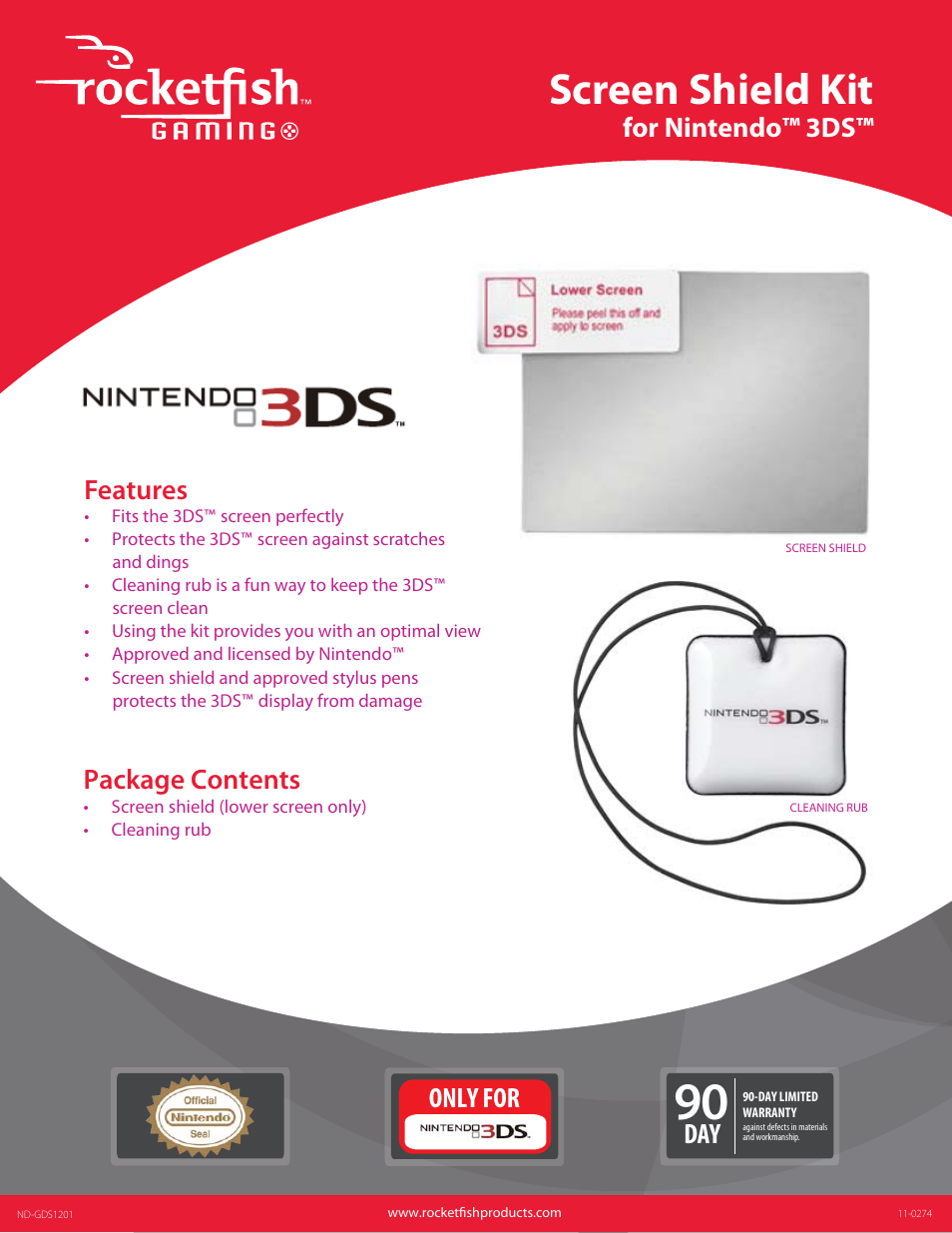 RocketFish ND-GDS1201 - Brochure User Manual | 1 page