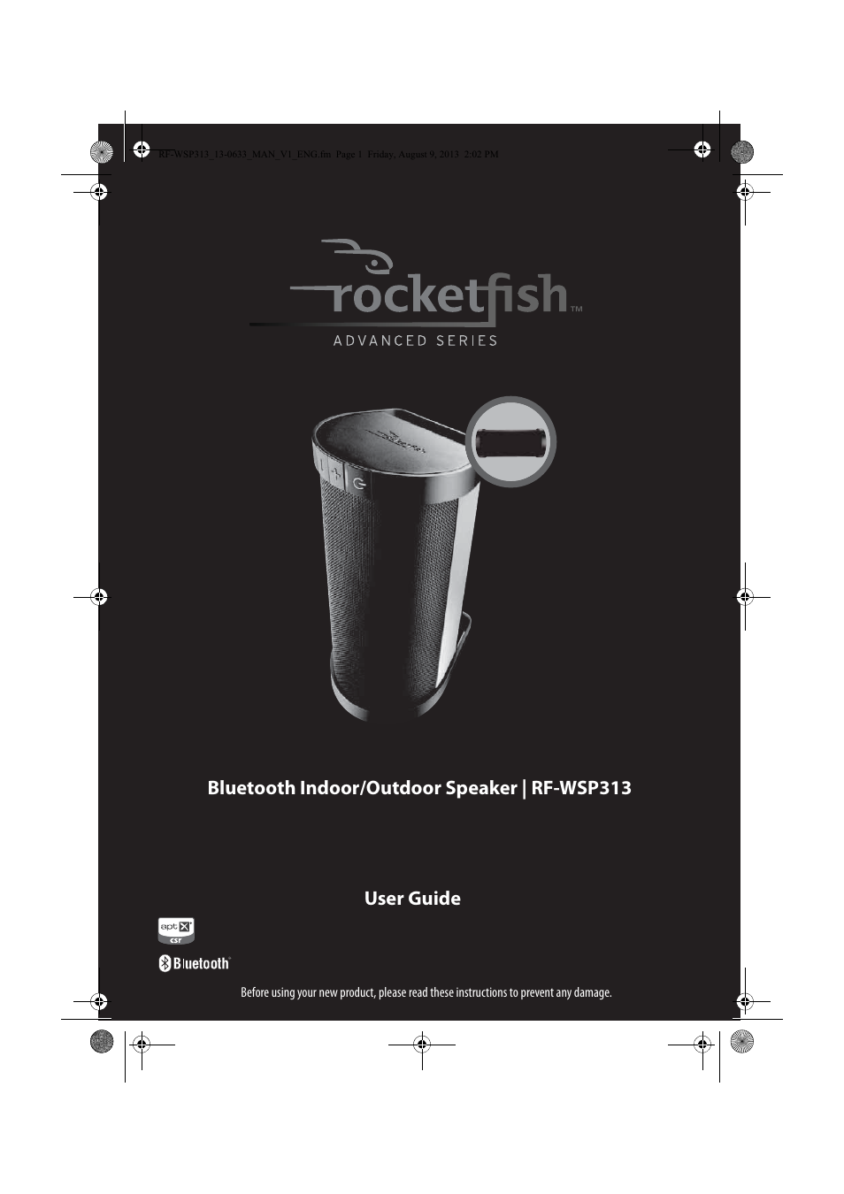 RocketFish RF-WSP313 - User Manual User Manual | 19 pages