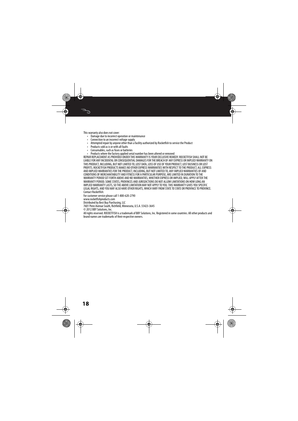 RocketFish RF-ACU9025 - User Manual User Manual | Page 18 / 19