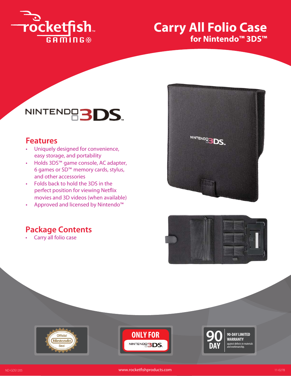 RocketFish ND-GDS1205 - Brochure User Manual | 1 page