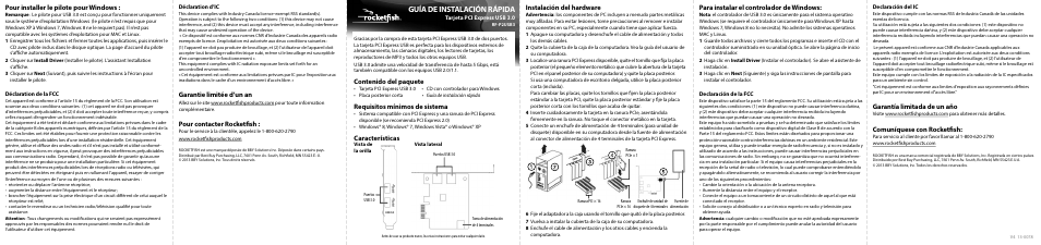 RocketFish RF-P2USB3 - Quick Setup Guide User Manual | Page 2 / 2