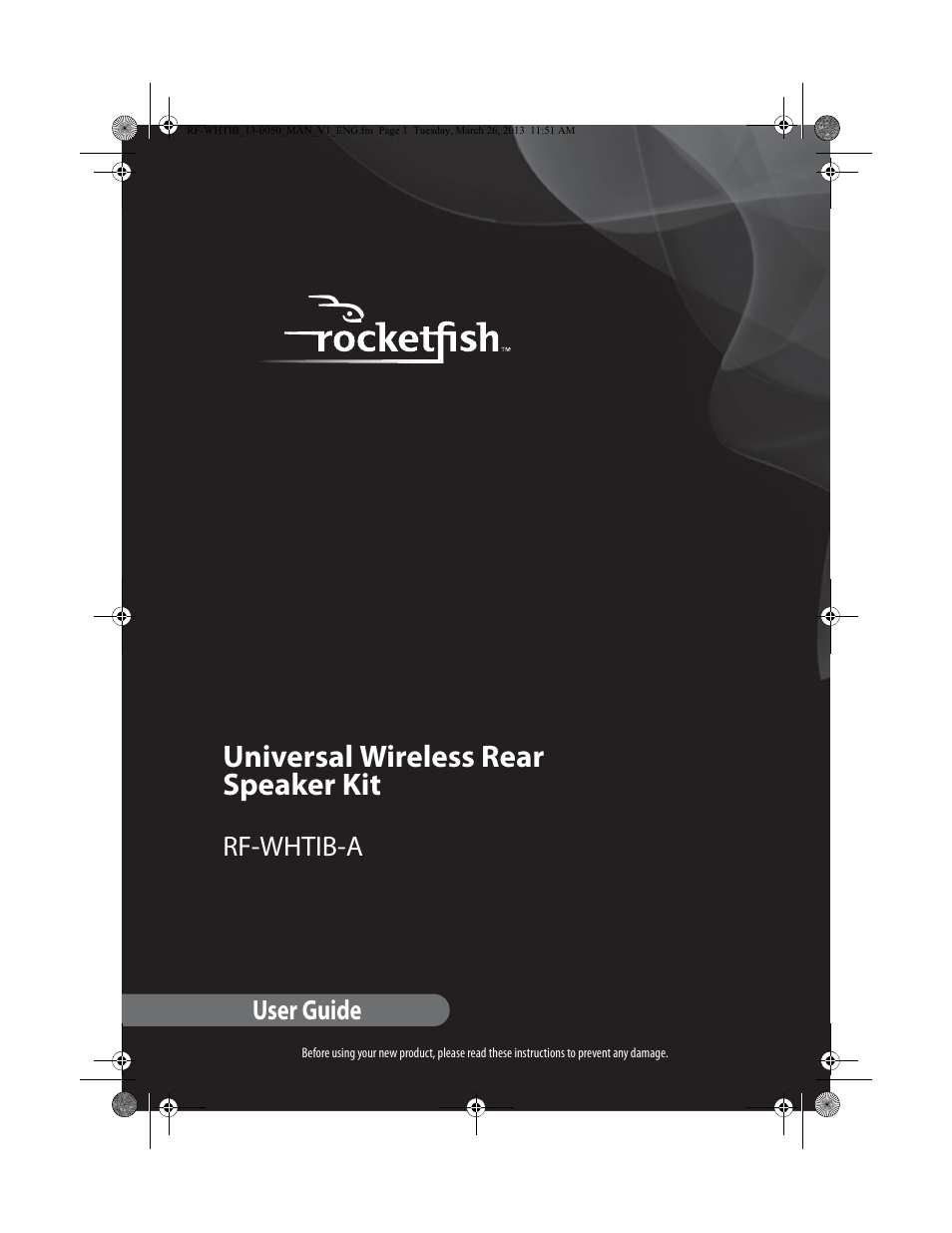 RocketFish RF-WHTIB - User Manual User Manual | 24 pages