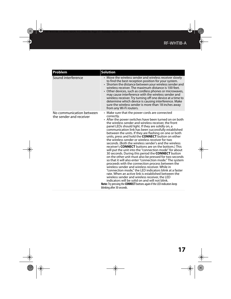 RocketFish RF-WHTIB - User Manual User Manual | Page 17 / 24