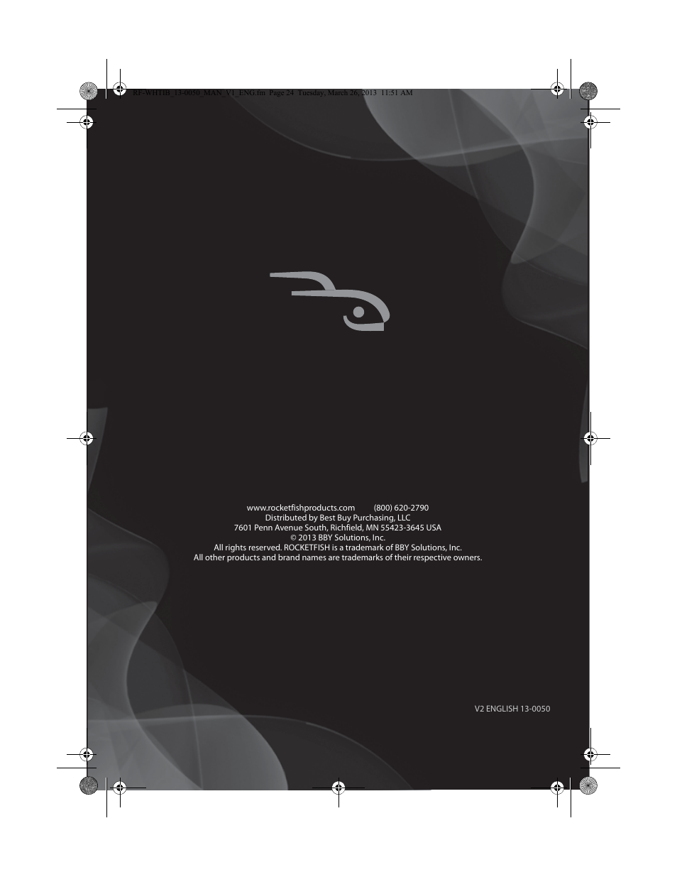 RocketFish RF-WHTIB - User Manual User Manual | Page 24 / 24