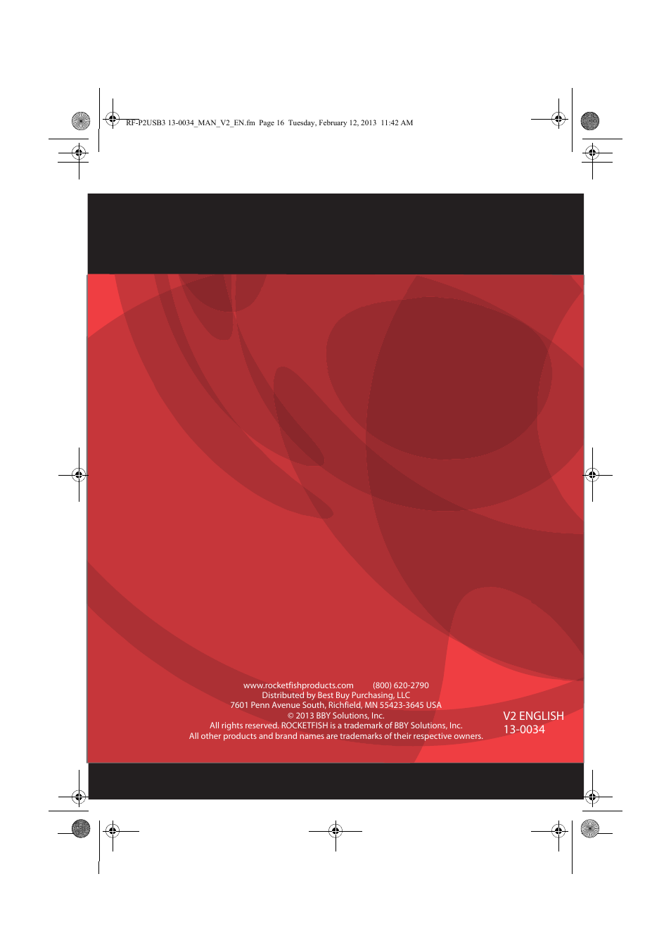 RocketFish RF-P2USB3 - User Manual User Manual | Page 15 / 15
