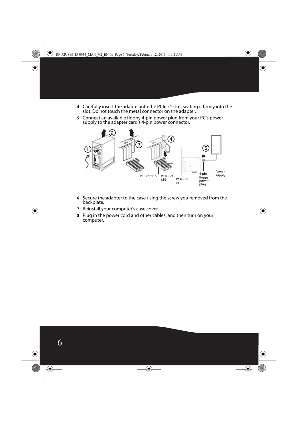RocketFish RF-P2USB3 - User Manual User Manual | Page 6 / 15