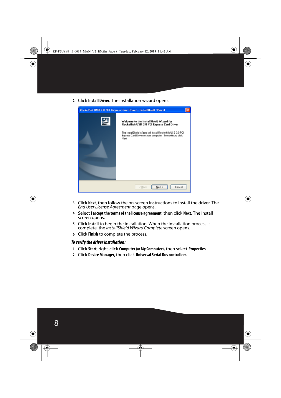RocketFish RF-P2USB3 - User Manual User Manual | Page 8 / 15